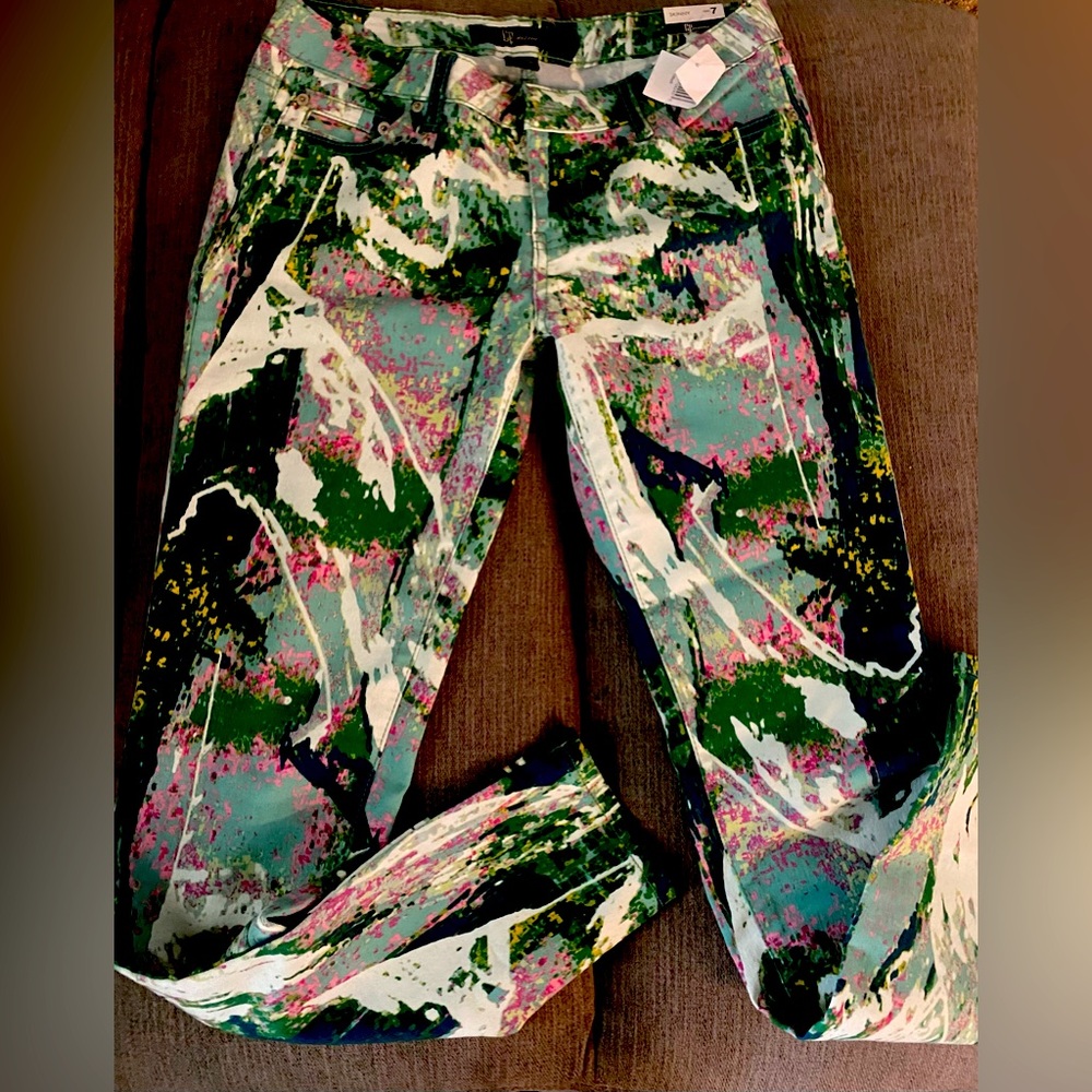 Multicolor skinny jeans